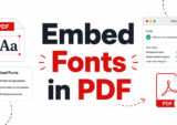 How to Embed Fonts in PDF for Reliable Printing