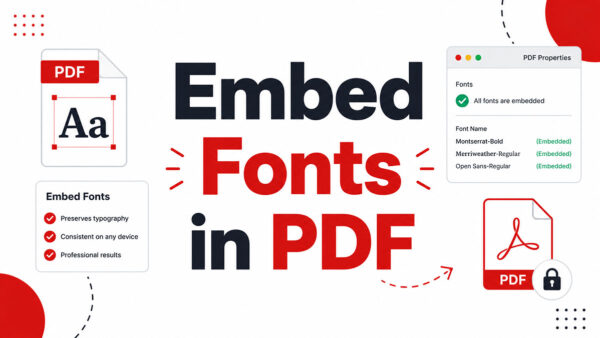 How to Embed Fonts in PDF for Reliable Printing