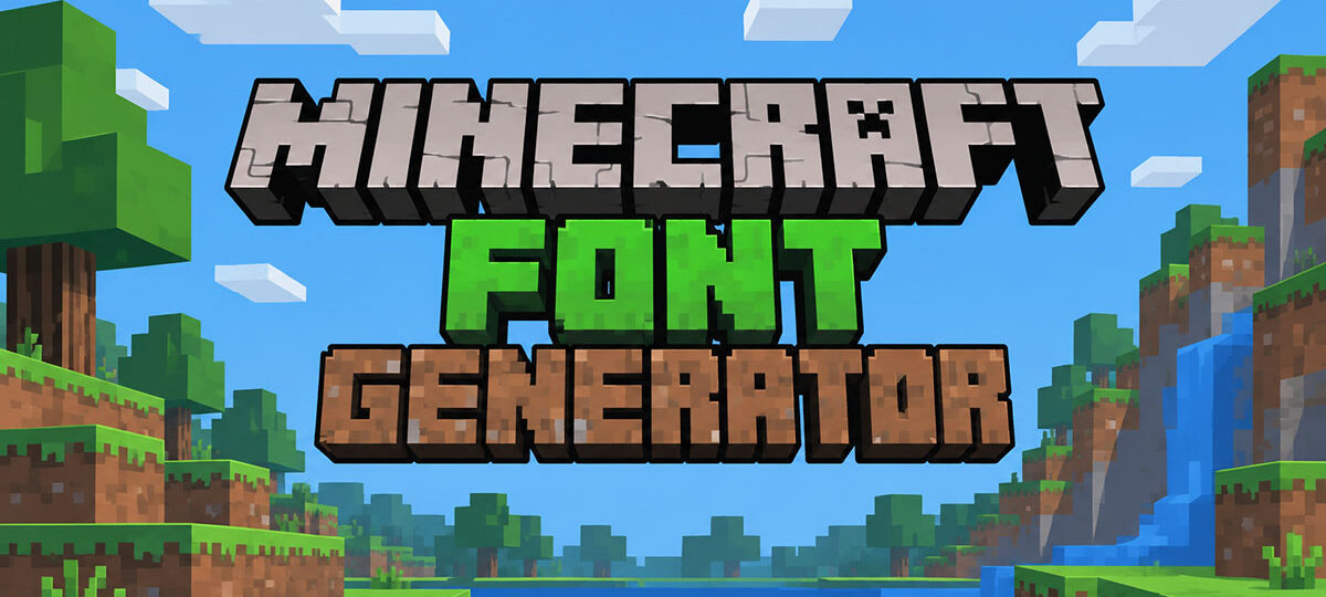 Minecraft Font Generator