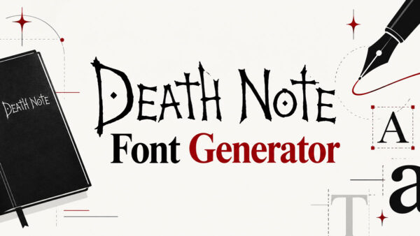 Death Note Font Generator