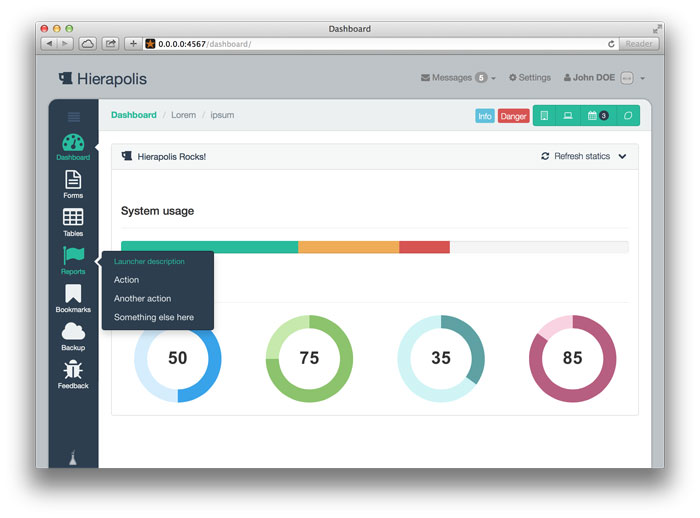 hierapolis Free Bootstrap Admin Themes And Templates To Download