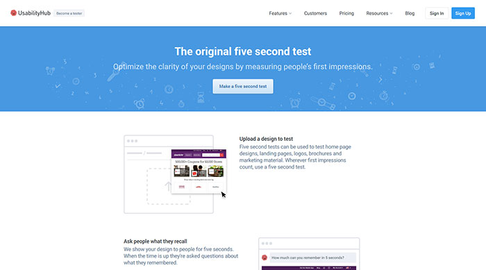 fivesecondtest_com Tools for getting design feedback and their importance