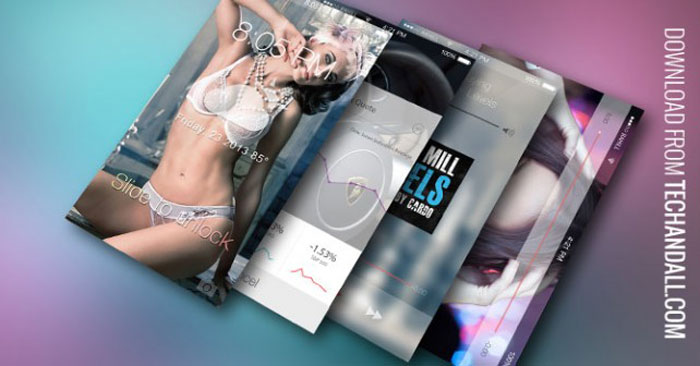 Perspective screen mockup vol 2