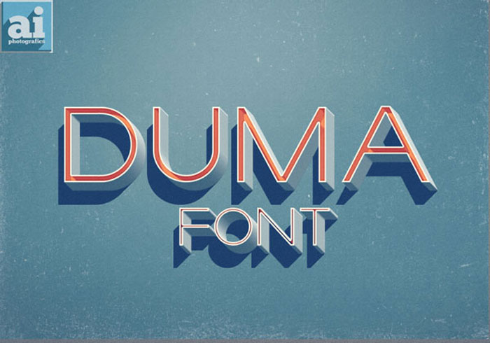 Duma-Free-Font 100 Cool Fonts to Make Your Designs Stand Out