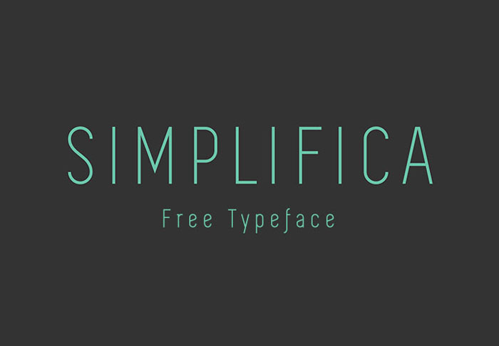 simplifica-free-font 100 Cool Fonts to Make Your Designs Stand Out