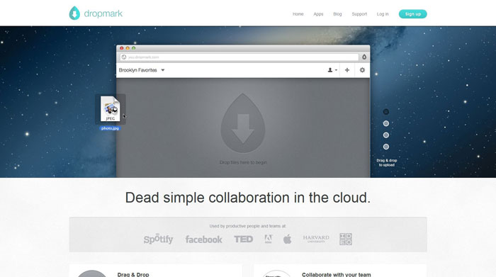 Dropmark File sharing service