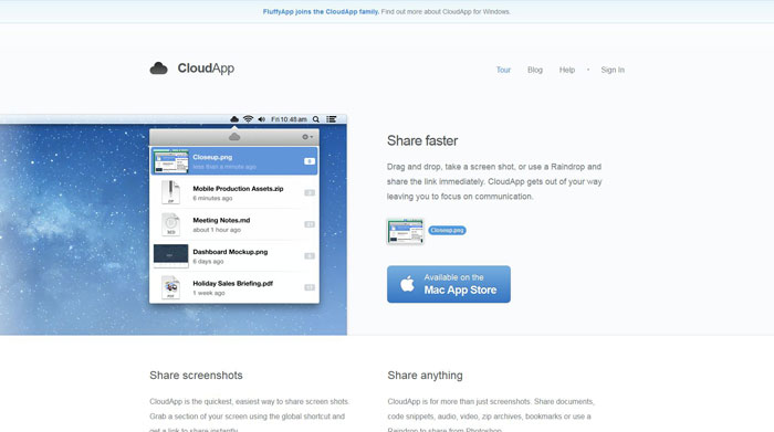 getcloudapp File sharing service