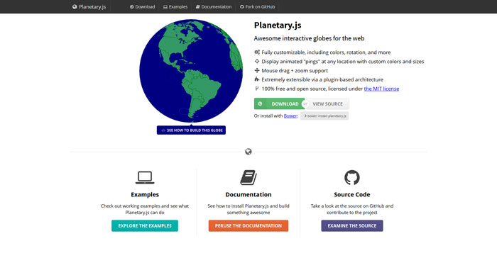 planetaryjs_com Web Design Resources: jQuery Plugins, CSS Grids & Frameworks, Web Apps And More