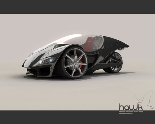 Hawk__revisited_by_L_X The Best New Concept Car Designs For The Future - 96 Vehicles