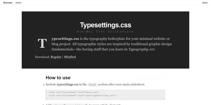 mikemai_net_typesettings_index_html Web Design Resources: jQuery Plugins, CSS Grids & Frameworks, Web Apps And More