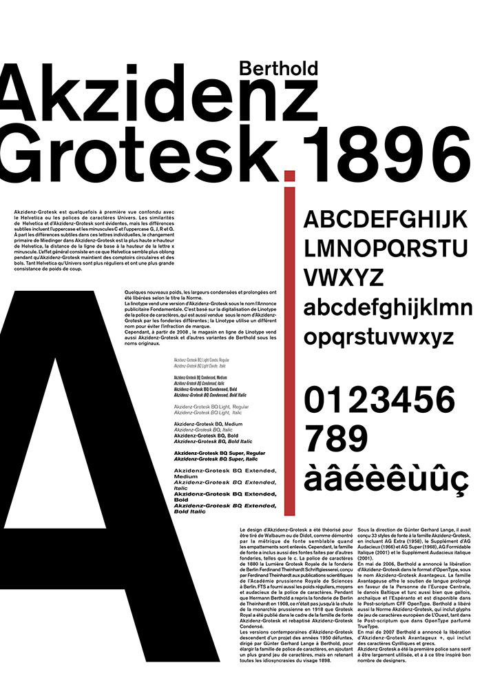 Akzidenz-Grotesk Classic Fonts For Designers That Will Rock Your Designs