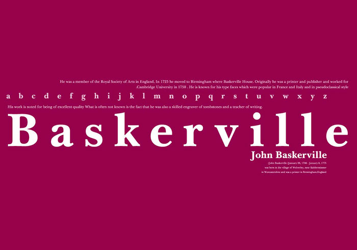 Baskerville Classic Fonts For Designers That Will Rock Your Designs