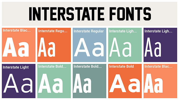 Interstate Classic Fonts For Designers That Will Rock Your Designs