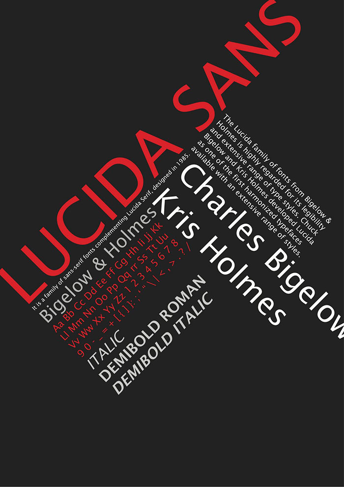 Lucida-Sans Classic Fonts For Designers That Will Rock Your Designs
