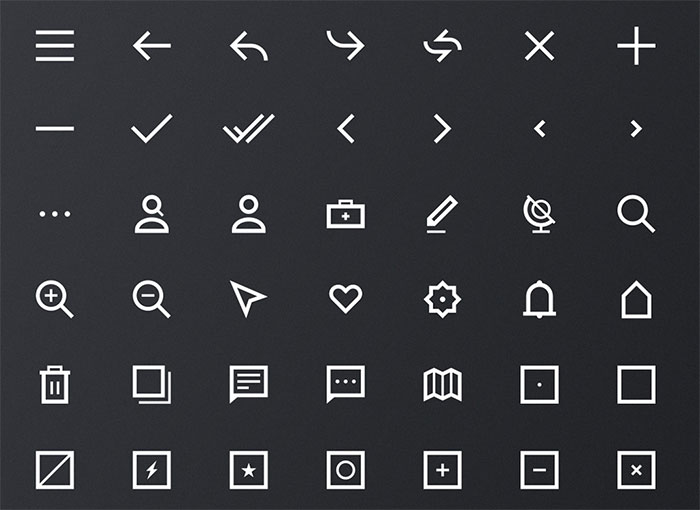 29 Of The Best Minimalist  Icons  For Web Design  Projects