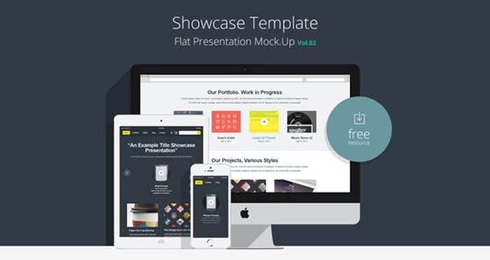Download Psd Mockups To Present Your Responsive Designs With PSD Mockup Templates