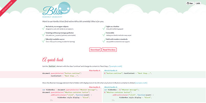 blissfuljs_com Web Design Resources: jQuery Plugins, CSS Grids & Frameworks, Web Apps And More