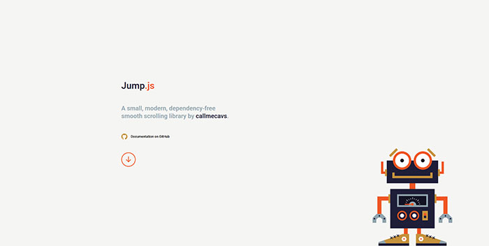 callmecavs_github_io_jump_js Web Design Resources: jQuery Plugins, CSS Grids & Frameworks, Web Apps And More