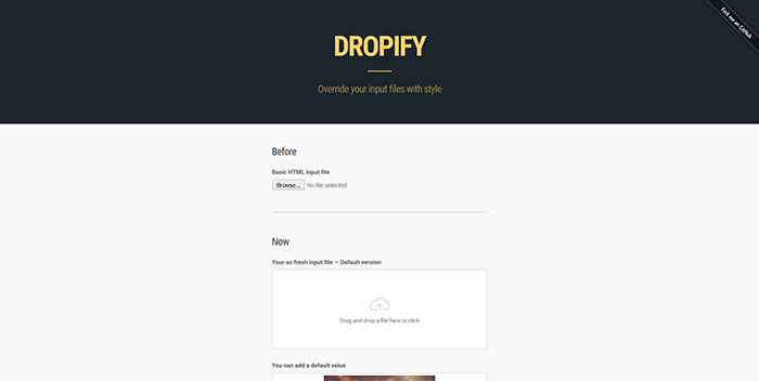 jeremyfagis_github_io_dropify Web Design Resources: jQuery Plugins, CSS Grids & Frameworks, Web Apps And More
