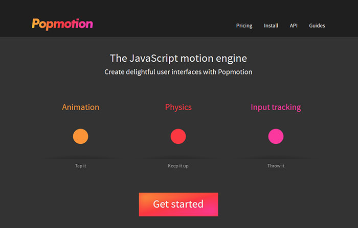 popmotion_io Web Design Resources: jQuery Plugins, CSS Grids & Frameworks, Web Apps And More
