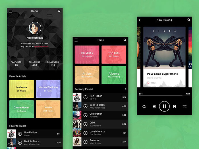 soundify-music-app-ui-kit Mobile App Design: The Basics Of How You Should Do It