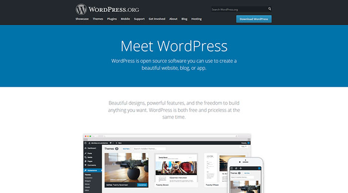 wordpress_org Free and popular blogging platforms to try