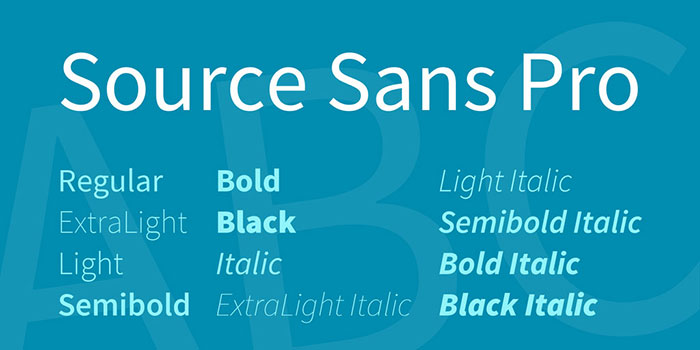 source-sans-pro 44 Bold Fonts To Use For Headlines In Websites & Print