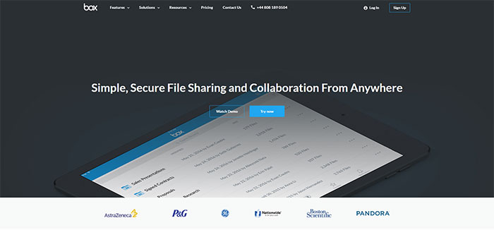 Box - a Dropbox alternative