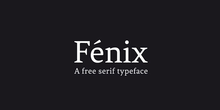fenix The best 72 free fonts for logos to create modern and creative designs