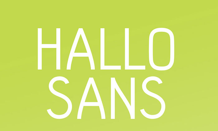 hallo-sans-free-font The best 72 free fonts for logos to create modern and creative designs
