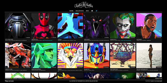 justinmaller_com Graphic Designer Websites Portfolios and Resources