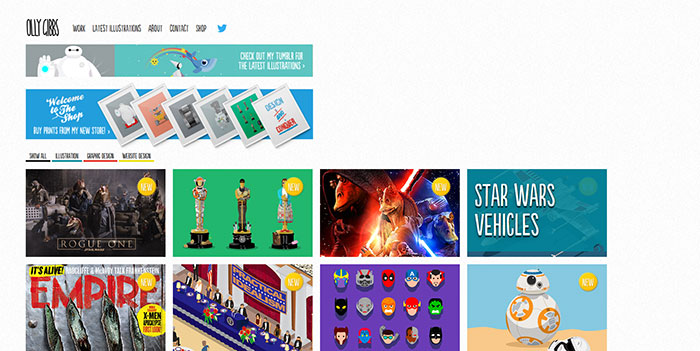 ollygibbs_com Graphic Designer Websites Portfolios and Resources