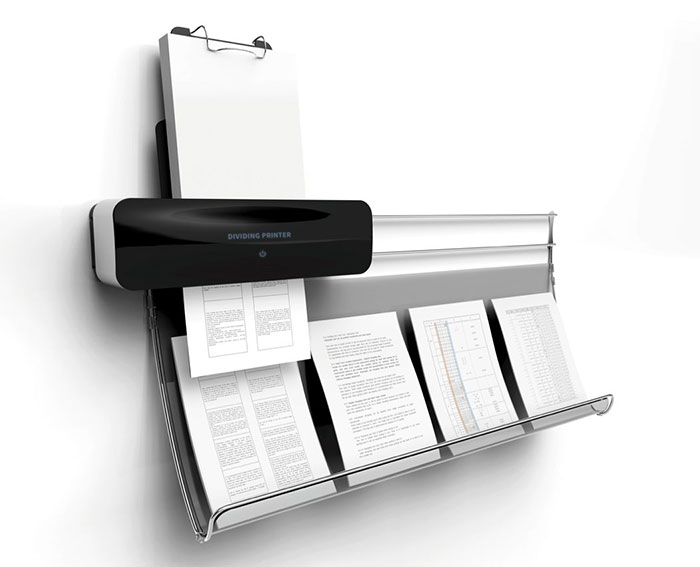 Printer “pintar” yang mudah bergeser sesuai pengaturan penempatan kertas (designyourway.net)