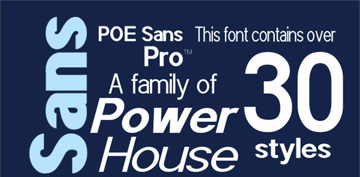poe-sans-pro 100 Cool Fonts to Make Your Designs Stand Out