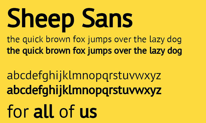 sheep-sans 100 Cool Fonts to Make Your Designs Stand Out