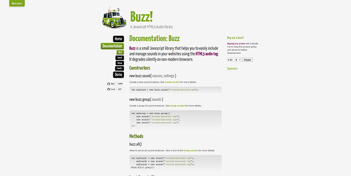 buzz_jaysalvat_com_documentation_buzz Web Design Resources: jQuery Plugins, CSS Grids & Frameworks, Web Apps And More