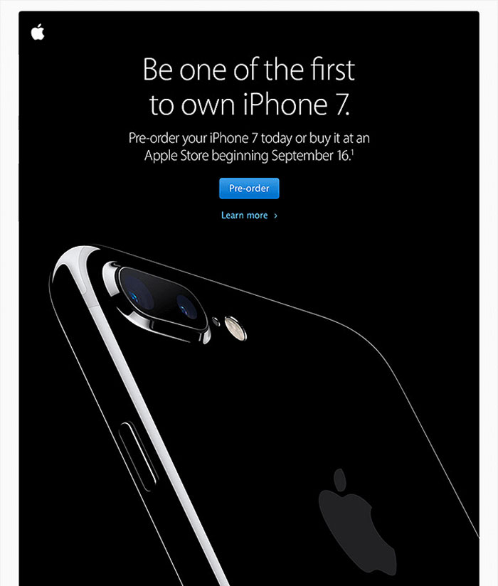 iphone-7-and-apple-watch-series-2-pre-order-now Email Newsletter Design Best Practices