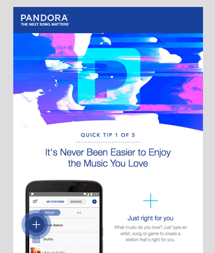 it-s-never-been-easier-to-love-music Email Newsletter Design Best Practices