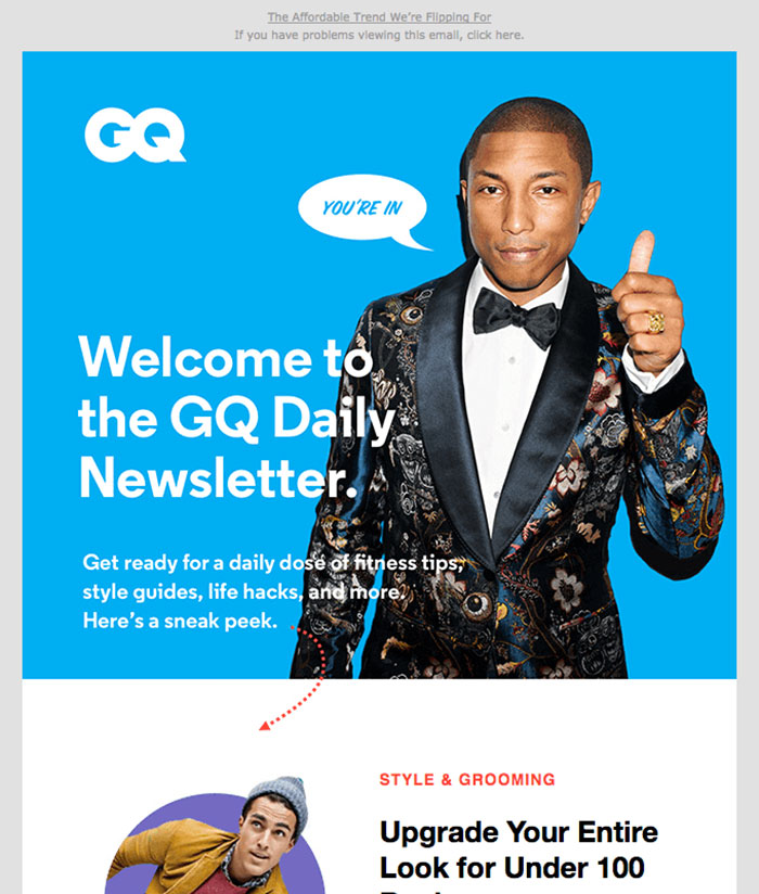 welcome-to-gq-s-guide-to-upgrading-your-life Email Newsletter Design Best Practices