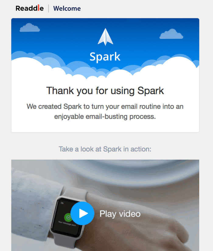 welcome-to-spark-like-your-email-again Email Newsletter Design Best Practices
