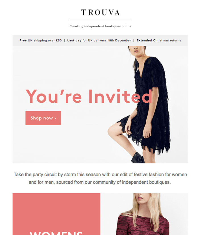 you-re-invited Email Newsletter Design Best Practices