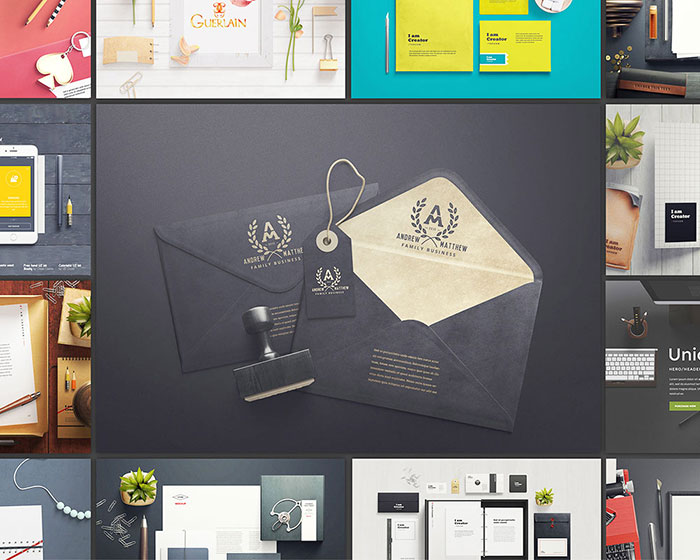 Download Design Mockups For Branding And Identity Projects