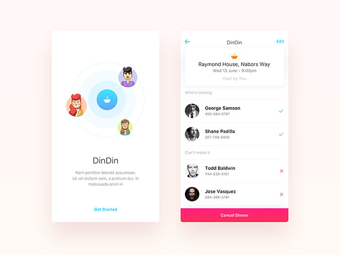 2755978 Mobile App List Design Examples To Check Out (26 Designs)