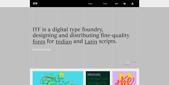indiantypefoundry_com Examples Of Modern Websites For Inspiration