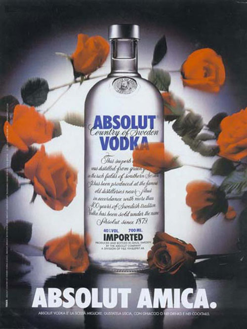 amica Absolut Vodka Ads to Check Out