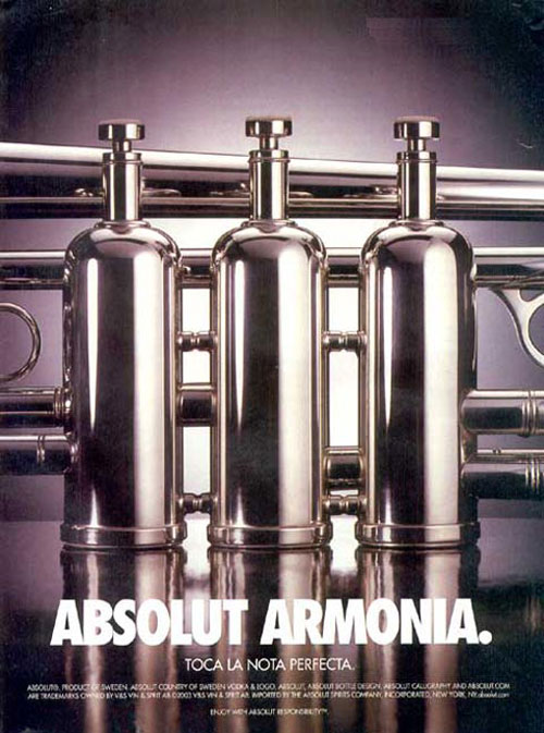 armonia Absolut Vodka Ads to Check Out