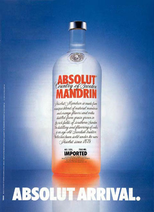 arrival-mandarin Absolut Vodka Ads to Check Out