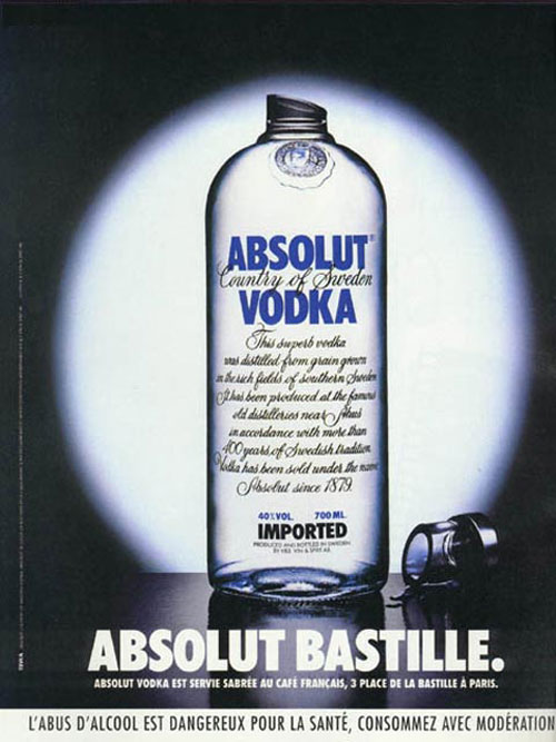 bastille Absolut Vodka Ads to Check Out
