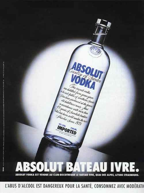 bateau-ivre Absolut Vodka Ads to Check Out