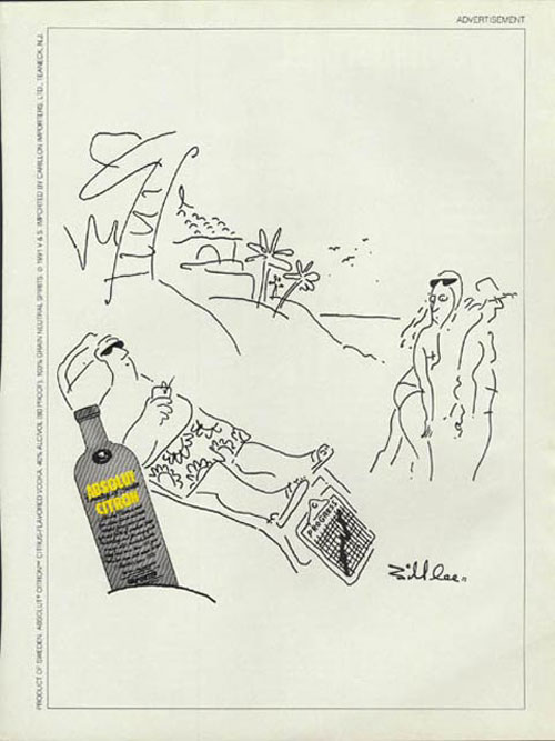 Absolut Vodka Print Advertisement 28